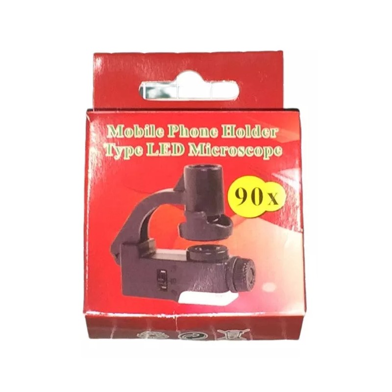 PMARKET Microscopio Lupa Luz Led 90x Naturaleza Y Detector Billetes