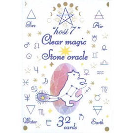 Hosi7 Clear Magic Stone Oracle | hosi7 | 32 Cards, Instruction Manual 12p [Genuine]