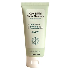 Curizen Mildly Acidic Panthenol Cooling Cleansing Foam Sensitive Dry 150ml 1 ea, None / 큐리즌 약산성 판테놀 쿨링 클렌징폼 민감성 건성 150ml 1개, 없음