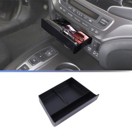 Center Console Organizer for Honda Pilot 2016-2022/ Honda Ridgeline 2017-2025/ Honda Passport 2019-2025 Accessories Center Console Privacy Drawer Storage Box ABS Insert Pallet Manager Container (Grey)