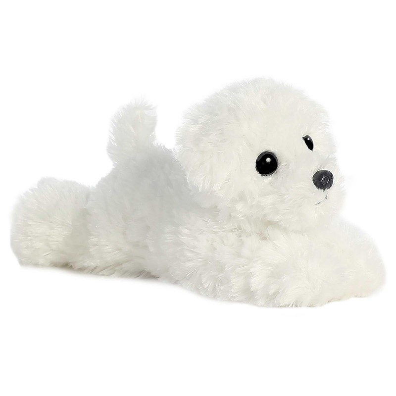 Aurora® Adorable Mini Flopsie™ Snowball™ Stuffed Animal - Playful Ease