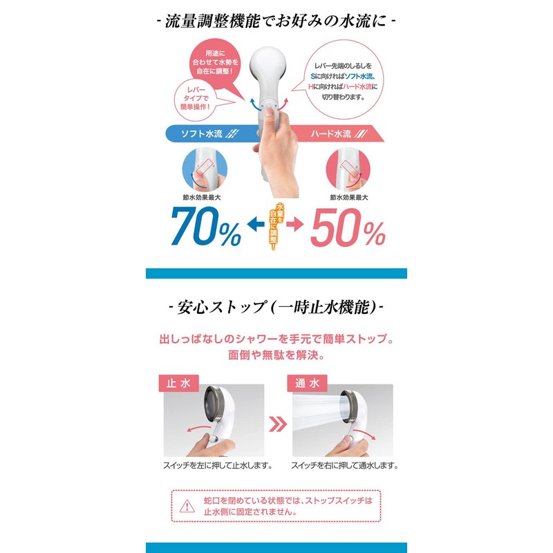 Aramic Arromic Water Saving Shower Pro Premium Nano Bubble (Pearl