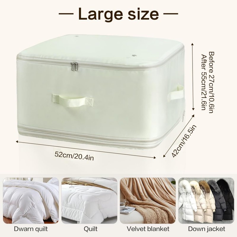 Geernioy Space-Saving Compression Organizer - Upgraded Thickened Fabric, Sheet &