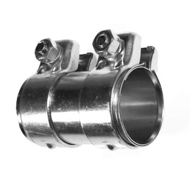 BITS4REASONS E-TECH EC015 New Model Heavy Duty Adjustable Exhaust Pipe Joiner/Connector 58MM to 60MM, 130MM Long
