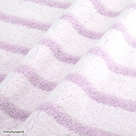 Towel Museum 43-0030120 Hyokkori Long Poche Chief, Pink, Rabbit Cat Scala, Border, PET Bottle Case, Cute 43-0030120, Approx. 4.9 x 9.4 inches (12.5 x 24 cm)