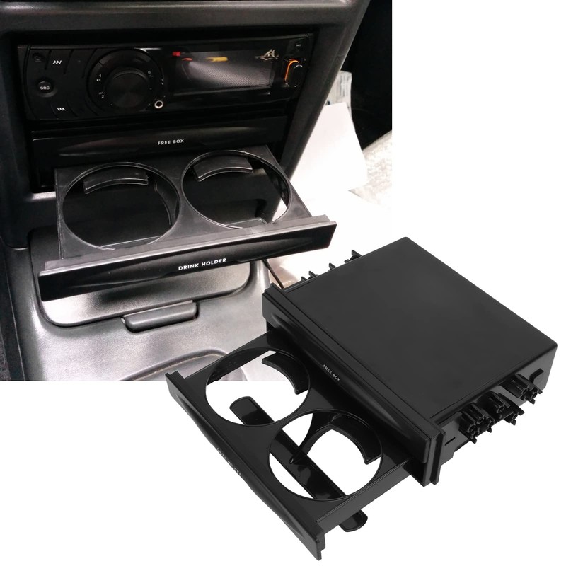 Car Stereo Storage Box, Fydun 2 in 1 Car Radio