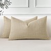 JOTOM Set of 2 Cushion Covers 40x60 cm Linen Light
