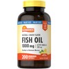 Sundance Fish Oil Softgels 1000mg with Active Omega-3 | 200