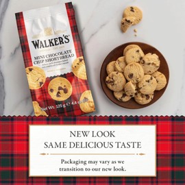 Walkers Shortbread Mini Rounds Chocolate Chip - 4.4 oz