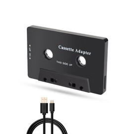 Bewinner Bluetooth Cassette Car with Noise Reduction, Stereo, High Fidelity, Multifunctional, Compatible, Tape Aux Receiver for Car Tablets with Long Playtime