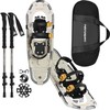 Retrospec unisex adult Snowshoe and Trekking Pole Bundle, Laurel, 25