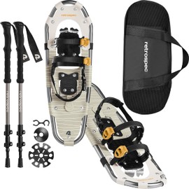 Retrospec unisex adult Snowshoe and Trekking Pole Bundle, Laurel, 25 US