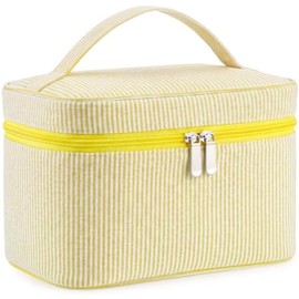 Cosmetic Bag Organizer Travel, Compact Lightweight Accessory for Travel and Daily Use - Huhumy Makeup