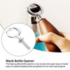 Smallterm 8 Pieces Bottle Opener Set Metal Bottle Opener DIY