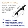 Ravinte Cabinet Handles 20 Pack 5 Inch Black Cabinet Pulls