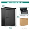YITAHOME Outside Package Delivery Box, 19.7x13.4x8.7 inch Outside Package Drop
