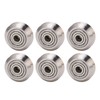 13PCS V Pulley Wheel Stainless Steel Printer Round Wheel Roller