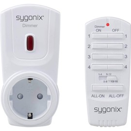 sygonix RSL Dimmer Set Adaptor Plug Switching Capacity (Max) 300 W Range Max. (in Open Field) 70 m