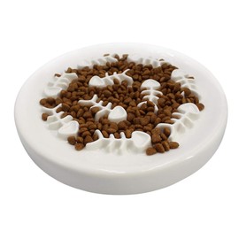 MINZHI Slow Feeder Small Dogs Non-Slip, Anti Sling Cat Bowl, Slow Feeder Cat Non-Slip, Reduces Excessive Eating of Pets, Easy to Clean, Suitable for Cats and Dogs