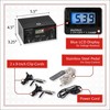 1TattooWorld Dual Digital Power Supply with Foot Pedal and Clip