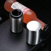 Beer Bottle Opener, Automatic Beer Bottle Opener with Magnetic Cap