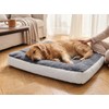 Plush Dog Bed for Crates and Floor Lounging – Soft,