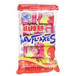 Haw Flakes - 10 Rolls (4.4 Oz) - Traditional Chinese Fruit Candy by N/A
