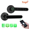 Fingerprint Lock Keyless Entry Smart Handle Password Electronic for Tuya