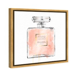The Oliver Gal Artist Co. Fashion and Glam Framed Wall Art Canvas Prints 'Mademoiselle' Perfumes