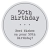 Top Shelf 50th Birthday Wish Jar With 100 Tickets, Pen,