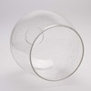 Seeded Bubble Glass Lamp Shade, LEDupdates 3 Pack Oversize Clear
