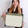 Desk Calendar 2025-2026 with Desktop Mat, 18 Month Small Desk