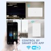 LOUYSGEN Smart Light Switch Need Neutral Wire,FCC Certified,2.4GHz WiFi Push