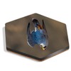 1 x Hexagon Coaster - Peregrine Falcon Bird Dive Cork