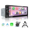 [Type-C&USB] Carplay Screen for car,Single-Din-Car-Radio with Wireless Apple-Carplay & Android-Auto,6.86