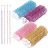 noved 600 Microbrush Glitter Extensiones De Pestañas 2.5mm 2mm 1.5