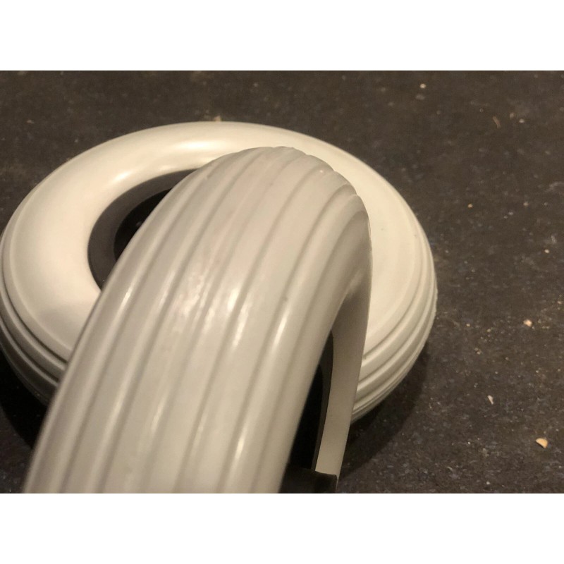 Pride 8x2 200x50 Caster Wheels Jazzy Wheelchair PU Foam Casters