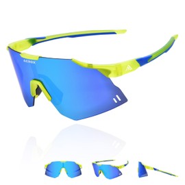 AEROX Running Sunglasses and Sports Glasses for Men and Women - Shades for Cycling and Baseball