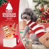PETCARE Reindeer Christmas Dog Sweater Red Striped Cat Sweater Cartoon