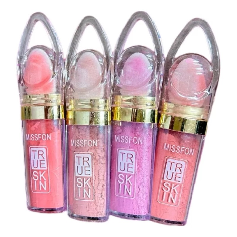 Cosmettitodo 1 Pieza Polvo De Hadas Rubor Con Esponja Aplicadora