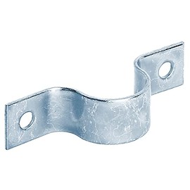 Alberts 216559 Pipe Clamp for Screwing On Galvanised Blue for Pipe Diameter 1 Inch