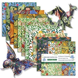 Origami Paper 6x6 Double Sided 50 Sheets 10 Colors origami kit Japanese Chiyo Square Craft Kits Easy Fold Arts Crafts DIY Handwork Morris