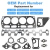 VANJING Cylinder Head Gasket Set with Bolts Compatible with Chevy