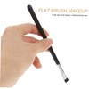 Outanaya 6pcs Flat Eyeliner and Eyebrow Brush Set Fine Tip