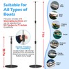 Fshihine Boat Cover Support Poles, 2 Pack Adjustable Stainless Steel