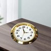 Colcolo Round Clock Insert Clock Face with Arabic Numerals Fit