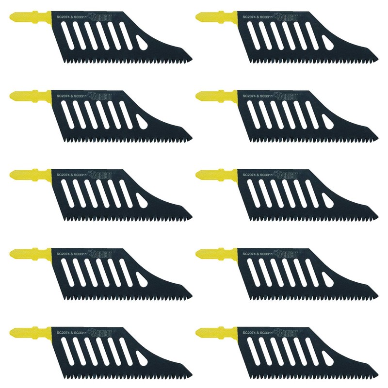 10 x SabreCut JSSC2074_10 T Shank HCS Wood Flush Cutting