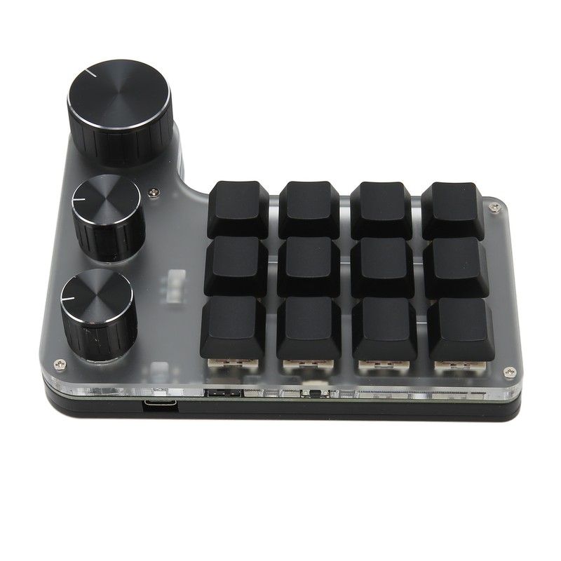 12 Keys Mechanical Keyboard Bluetooth USB Connection Mini Portable Programmable