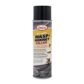 Claire CL005-1pk Jet Force Wasp & Hornet Killer; 20 oz. can, 1 Count, yellow & gray