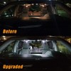 BRISHINE White Interior LED Lights Kit for Jeep Grand Cherokee